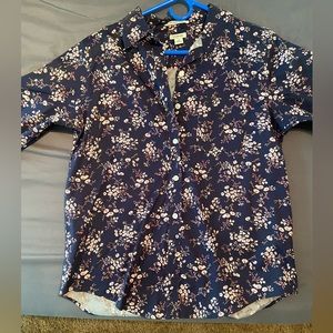 L.L. Bean button down floral long sleeve shirt